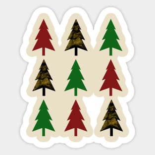 Holiday Trees Sticker